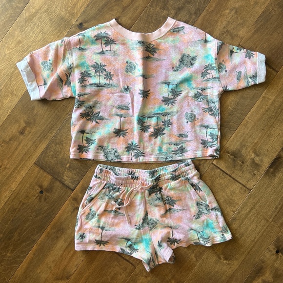 Old Navy Tropical Print Matching Set - Picture 1 of 4